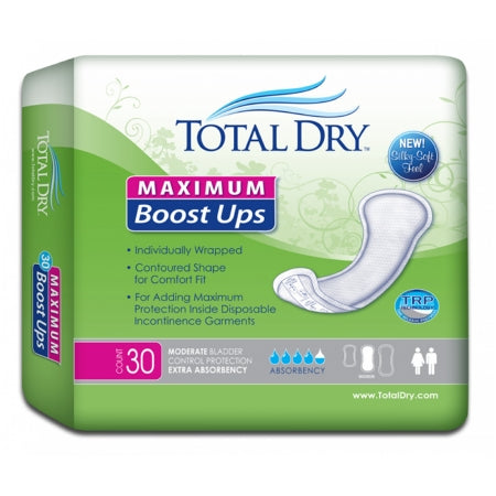 Incontinence Booster Pad TotalDry™ 13.8 Inch Length Heavy Absorbency Polymer Core One Size Fits Most Adult Unisex Disposable