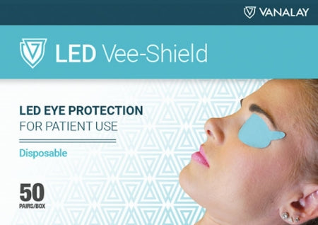 LED Eye Protector Vee-Shield One Size Fits Most Adhesive