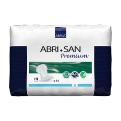 Incontinence Liner Abri-San™ Premium 25 Inch Length Moderate Absorbency Fluff / Polymer Core Level 6 Adult Unisex Disposable