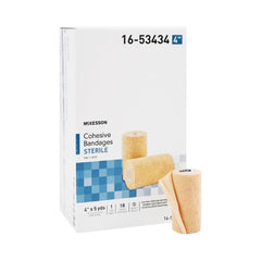 Cohesive Bandage  Standard Compression Self-adherent Closure Tan Sterile