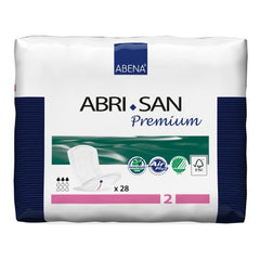 Bladder Control Pad Abri-San™ Premium 10 Inch Length Light Absorbency Fluff / Polymer Core Level 2 Adult Unisex Disposable