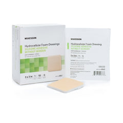 Silicone Foam Dressing 3 X 3 Inch Square Silicone Gel Adhesive without Border Sterile