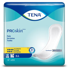 Bladder Control Pad TENA ProSkin™ Ultimate 16 Inch Length Heavy Absorbency Dry-Fast Core™ One Size Fits Most Adult Unisex Disposable