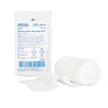 Antimicrobial Conforming Bandage Gauze / PHMB / Benzalkonium Chloride 4 Inch X 4.1 Yard Roll Shape Sterile