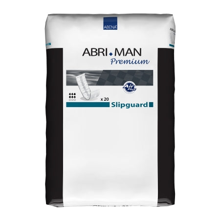 Bladder Control Pad Abri-Man™ Slipguard 15 Inch Length Moderate Absorbency Fluff / Polymer Core One Size Fits Most Adult Male Disposable