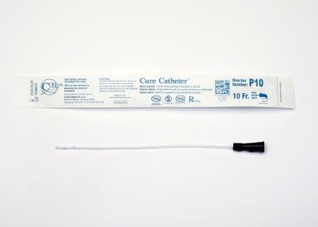 Urethral Catheter Cure Catheter™ Straight Tip Uncoated PVC 10 Fr. 10 Inch
