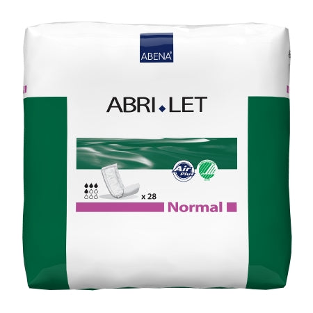 Incontinence Booster Pad Abri-Let Normal 4 X 15 Inch Moderate Absorbency Fluff / Polymer Core One Size Fits Most Adult Unisex Disposable