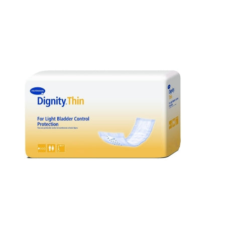 Bladder Control Pad Dignity® Thin 3-1/2 X 12 Inch Light Absorbency Polymer Core One Size Fits Most Adult Unisex Disposable