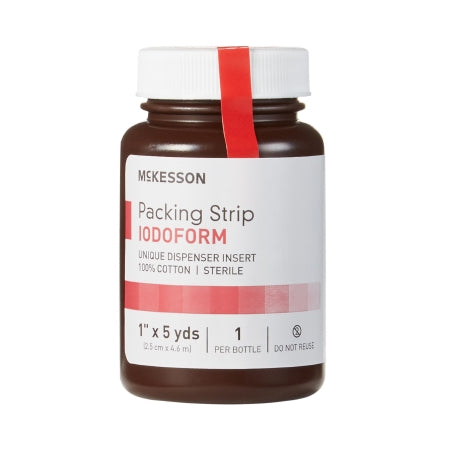 Wound Packing Strip Antiseptic Cotton Iodoform Large 1 Inch X 5 Yard 1 Count Sterile