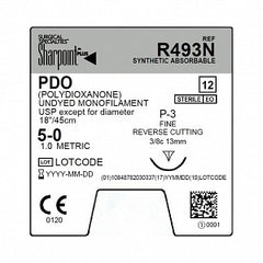 PDO Polydioxanone Violet Monofilament Sutures