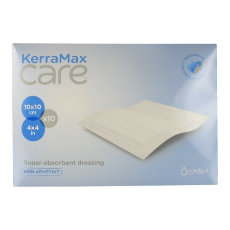 Silicone Foam Dressing KerraFoam™ Gentle Border 3 X 3 Inch Square Silicone Adhesive with Border Sterile