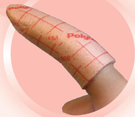 Foam Dressing PolyMem® 1.8 to 2.2 Inch Circumference Finger / Toe Non-Adhesive without Border NonSterile