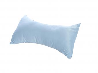 Butterfly Pillow with Blue Satin Cover