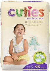 Unisex Baby Diaper Cuties® Complete Care Disposable Heavy Absorbency