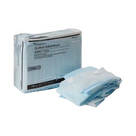 Unisex Adult Incontinence Brief Simplicity™ Disposable Moderate Absorbency