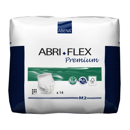 Unisex Adult Absorbent Underwear Abri-Flex™ Premium M2 Pull On with Tear Away Seams Medium Disposable Heavy Absorbency