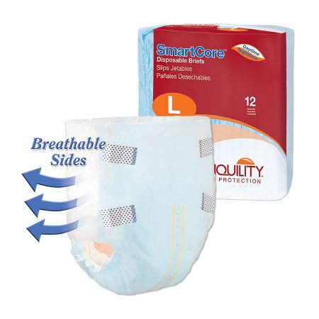 Unisex Adult Incontinence Brief Tranquility SmartCore™ Disposable Heavy Absorbency