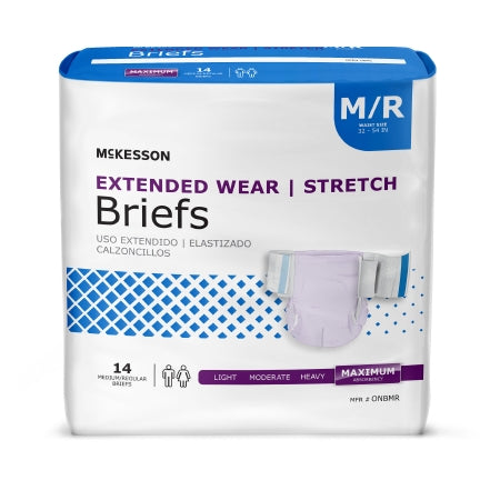 Unisex Adult Incontinence Brief Extended Wear Disposable Heavy Absorbency