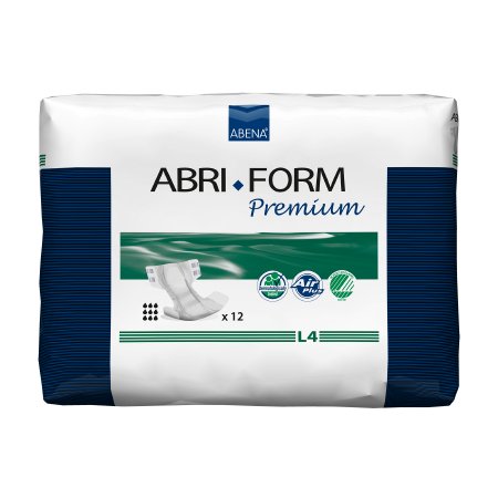 Unisex Adult Incontinence Brief Abri-Form™ Premium L4 Large Disposable Heavy Absorbency