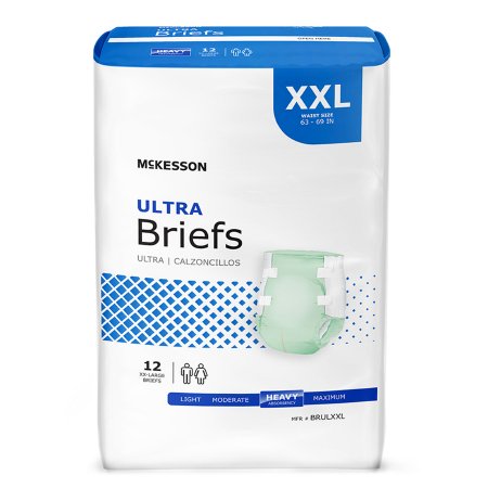 Unisex Adult Incontinence Brief Ultra Disposable Heavy Absorbency