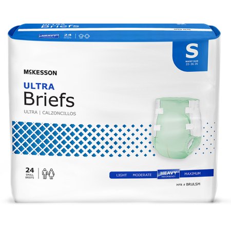 Unisex Adult Incontinence Brief Ultra Disposable Heavy Absorbency