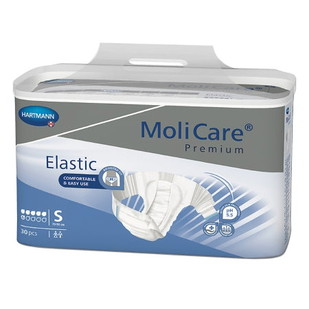 Unisex Adult Incontinence Brief MoliCare® Premium Elastic 6D Disposable Moderate Absorbency