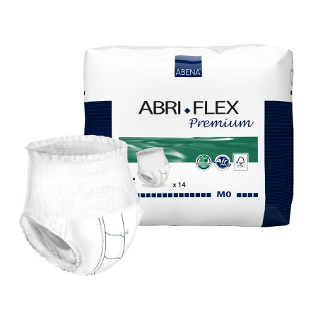 Unisex Adult Absorbent Underwear Abri-Flex M0 Pull On with Tear Away Seams Disposable Moderate Absorbency
