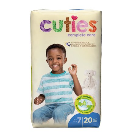 Unisex Baby Diaper Cuties® Essential Disposable Heavy Absorbency