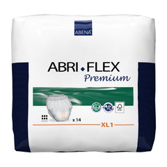 Unisex Adult Absorbent Underwear Abri-Flex™ Premium XL1 Pull On with Tear Away Seams X-Large Disposable Moderate Absorbency