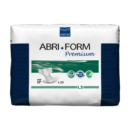 Unisex Adult Incontinence Brief Abri-Form™ Premium L3 Large Disposable Heavy Absorbency