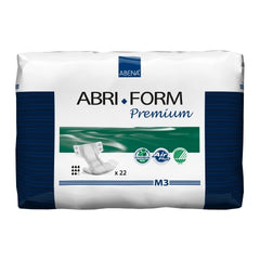 Unisex Adult Incontinence Brief Abri-Form™ Premium M3 Medium Disposable Heavy Absorbency