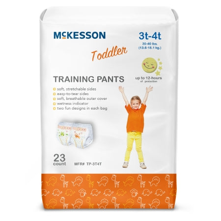 Unisex Toddler Training Pants Pull On with Tear Away Seams Size 3T to 4T Disposable Heavy Absorbency