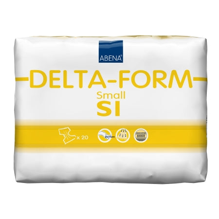 Unisex Adult Incontinence Brief Abena® Delta-Form  Disposable Moderate Absorbency